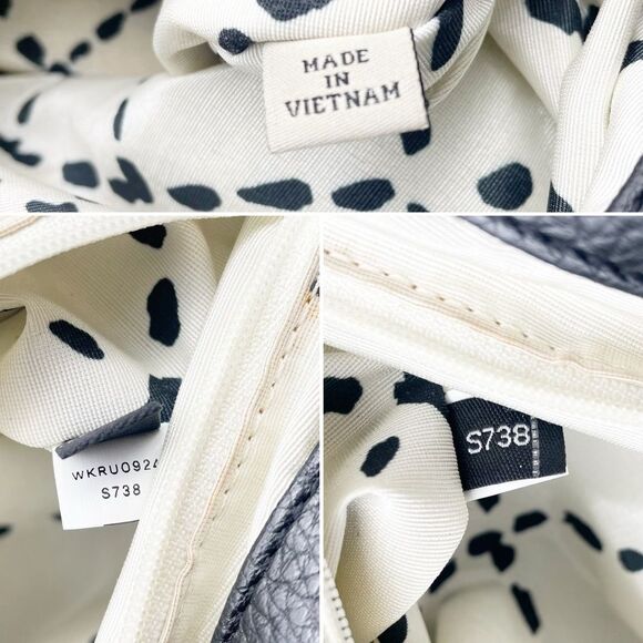 Kate Spade Bag Bexley Stevie Pebbled Black Leather Handbag Medium Slouchy Tote - Picture 15 of 16